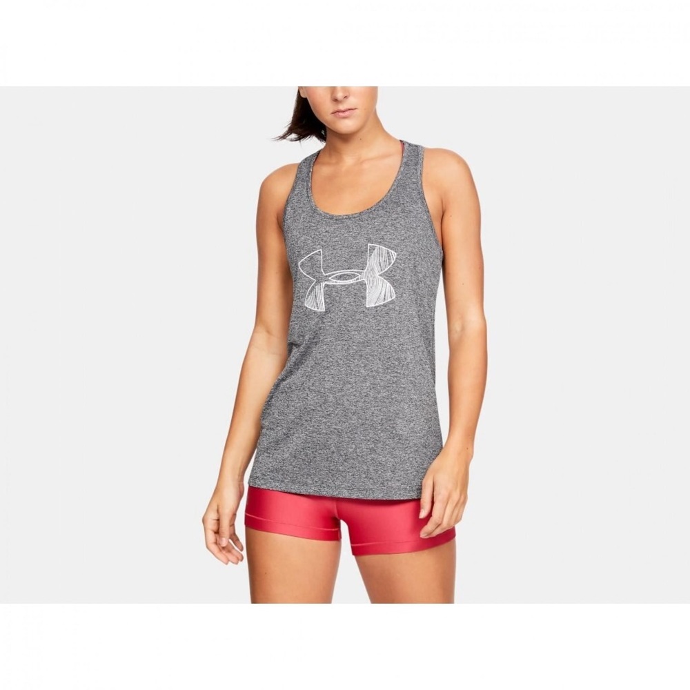 UNDER ARMOUR Women’s Tech Twist Graphic Tank Workout Top Size Small
